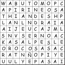 Sopa de letras