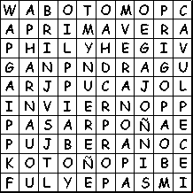 Sopa de letras
